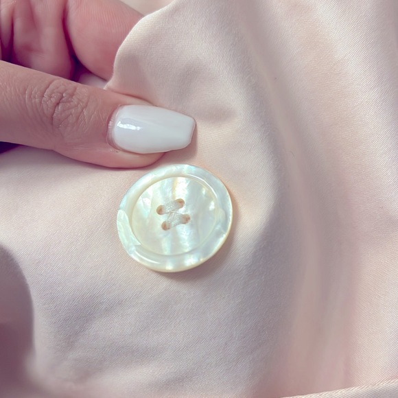 BURBERRY LONDON pink double breasted Hillary short trench coat jacket - Picture 7 of 7